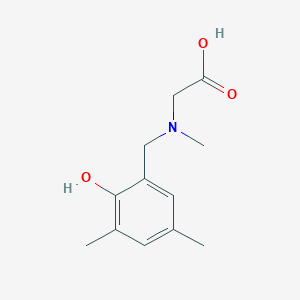 molecular formula C12H17NO3 B370995 2-[(2-Hydroxy-3,5-dimethylphenyl)methyl-methylamino]acetic acid CAS No. 58035-74-8