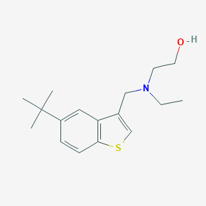 molecular formula C17H25NOS B370999 2-[[(5-Tert-butyl-1-benzothien-3-yl)methyl](ethyl)amino]ethanol 