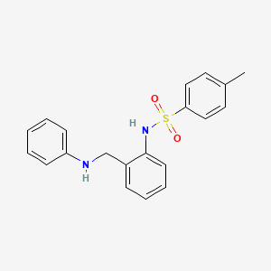 molecular formula C20H20N2O2S B3710095 N-[2-(anilinomethyl)phenyl]-4-methylbenzenesulfonamide 