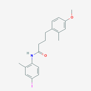 N-(4-iodo-2-methylphenyl)-4-(4-methoxy-2-methylphenyl)butanamide