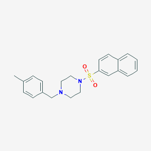 1-(4-methylbenzyl)-4-(2-naphthylsulfonyl)piperazine