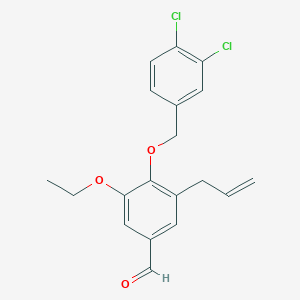 3-allyl-4-[(3,4-dichlorobenzyl)oxy]-5-ethoxybenzaldehyde