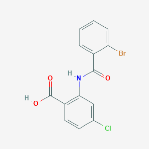 4-chloro-2-(2-bromo-benzoylamino)-benzoic acid