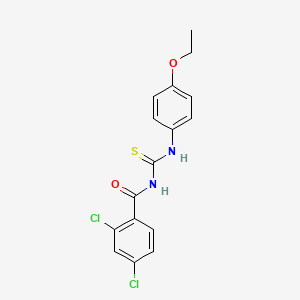 2,4-dichloro-N-[(4-ethoxyphenyl)carbamothioyl]benzamide