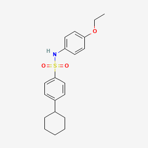 4-cyclohexyl-N-(4-ethoxyphenyl)benzenesulfonamide