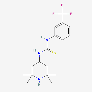 1-(2,2,6,6-Tetramethylpiperidin-4-yl)-3-[3-(trifluoromethyl)phenyl]thiourea