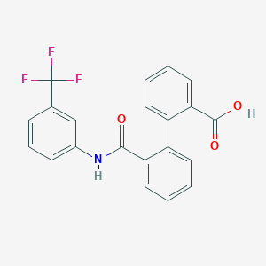 2'-({[3-(trifluoromethyl)phenyl]amino}carbonyl)-2-biphenylcarboxylic acid