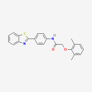 N-[4-(1,3-benzothiazol-2-yl)phenyl]-2-(2,6-dimethylphenoxy)acetamide