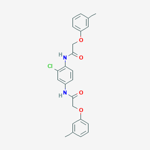 N,N'-(2-chloro-1,4-phenylene)bis[2-(3-methylphenoxy)acetamide]