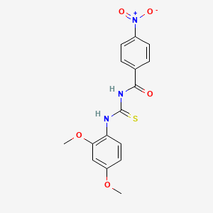 N-[(2,4-dimethoxyphenyl)carbamothioyl]-4-nitrobenzamide