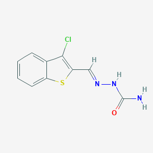 3-Chloro-1-benzothiophene-2-carbaldehyde semicarbazone