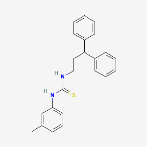 1-(3,3-Diphenylpropyl)-3-(3-methylphenyl)thiourea