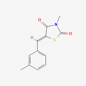 (5Z)-3-methyl-5-(3-methylbenzylidene)-1,3-thiazolidine-2,4-dione