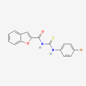 N-[(4-bromophenyl)carbamothioyl]-1-benzofuran-2-carboxamide