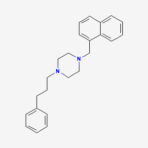 1-(Naphthalen-1-ylmethyl)-4-(3-phenylpropyl)piperazine