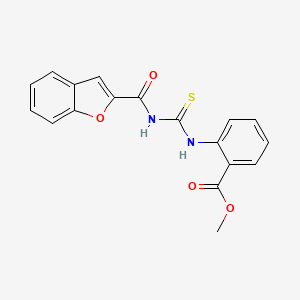 Methyl 2-{[(1-benzofuran-2-ylcarbonyl)carbamothioyl]amino}benzoate