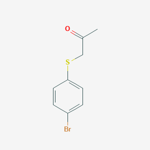 molecular formula C9H9BrOS B371119 1-((4-Bromophenyl)thio)propan-2-one CAS No. 1200-12-0