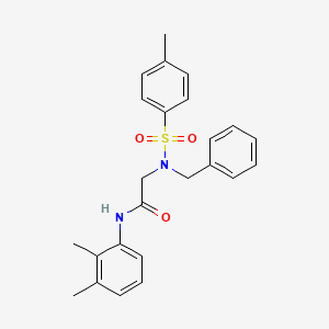 N~2~-benzyl-N-(2,3-dimethylphenyl)-N~2~-[(4-methylphenyl)sulfonyl]glycinamide