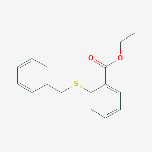 molecular formula C16H16O2S B371124 Ethyl 2-(benzylsulfanyl)benzoate 