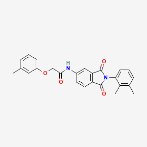 molecular formula C25H22N2O4 B3711251 N-[2-(2,3-dimethylphenyl)-1,3-dioxo-2,3-dihydro-1H-isoindol-5-yl]-2-(3-methylphenoxy)acetamide 