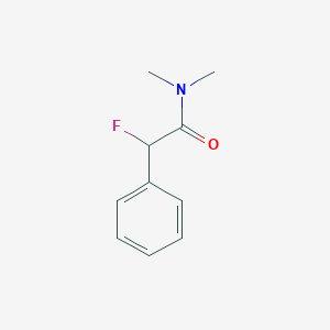 molecular formula C10H12FNO B371126 2-fluoro-N,N-dimethyl-2-phenylacetamide 