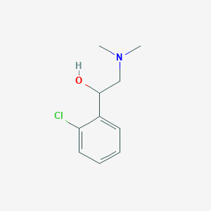 molecular formula C10H14ClNO B371137 1-(2-Chlorophenyl)-2-(dimethylamino)ethanol 
