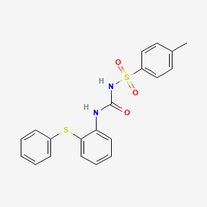 4-methyl-N-{[2-(phenylsulfanyl)phenyl]carbamoyl}benzenesulfonamide