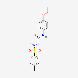 N-(4-ethoxyphenyl)-N~2~-methyl-N~2~-[(4-methylphenyl)sulfonyl]glycinamide