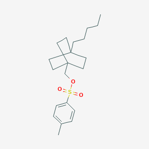 molecular formula C21H32O3S B371149 (4-Pentylbicyclo[2.2.2]oct-1-yl)methyl 4-methylbenzenesulfonate 