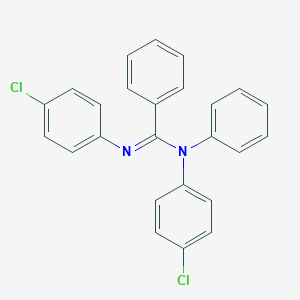 N,N'-bis(4-chlorophenyl)-N-phenylbenzenecarboximidamide
