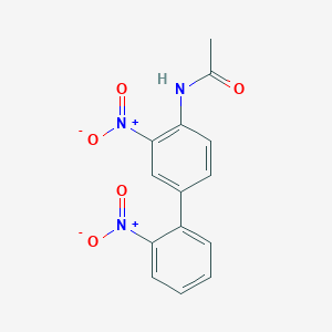 molecular formula C14H11N3O5 B371162 N-{2',3-bisnitro[1,1'-biphenyl]-4-yl}acetamide 