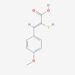 3-(4-Methoxyphenyl)-2-sulfanylprop-2-enoic acid