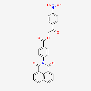 [2-(4-Nitrophenyl)-2-oxoethyl] 4-(1,3-dioxobenzo[de]isoquinolin-2-yl)benzoate