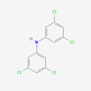 molecular formula C12H7Cl4N B371166 3,5-dichloro-N-(3,5-dichlorophenyl)aniline 