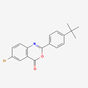 6-bromo-2-(4-tert-butylphenyl)-4H-3,1-benzoxazin-4-one