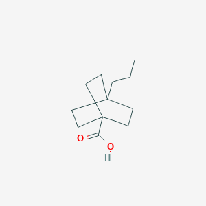 4-Propylbicyclo[2.2.2]octane-1-carboxylic acid