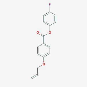 molecular formula C16H13FO3 B371173 4-Fluorophenyl 4-(allyloxy)benzoate 