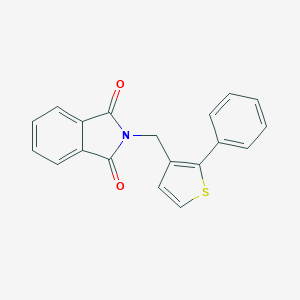 molecular formula C19H13NO2S B371179 2-[(2-phenyl-3-thienyl)methyl]-1H-isoindole-1,3(2H)-dione CAS No. 62403-73-0