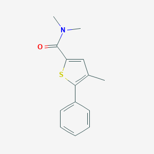 molecular formula C14H15NOS B371180 N,N,4-trimethyl-5-phenyl-2-thiophenecarboxamide 