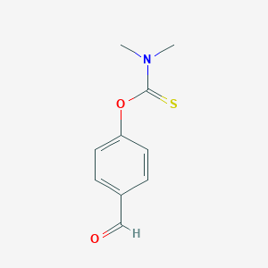 molecular formula C10H11NO2S B371181 O-(4-甲酰基苯基) N,N-二甲基氨基甲硫酸酯 CAS No. 84265-06-5