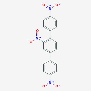 molecular formula C18H11N3O6 B371182 2,4',4''-Trinitro-1,1':4,1''-triphenyl 