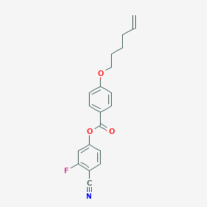 4-Cyano-3-fluorophenyl 4-(5-hexenyloxy)benzoate