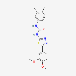 1-[5-(3,4-Dimethoxyphenyl)-1,3,4-thiadiazol-2-yl]-3-(3,4-dimethylphenyl)urea