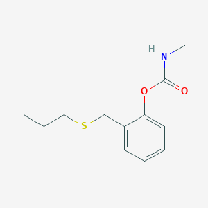 [2-(butan-2-ylsulfanylmethyl)phenyl] N-methylcarbamate