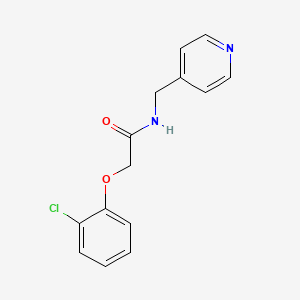 2-(2-chlorophenoxy)-N-(pyridin-4-ylmethyl)acetamide