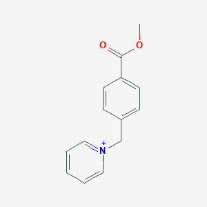 molecular formula C14H14NO2+ B371194 1-[4-(Methoxycarbonyl)benzyl]pyridinium 