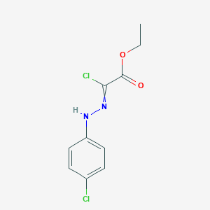 molecular formula C10H10Cl2N2O2 B371198 ethyl (2E)-chloro[(4-chlorophenyl)hydrazono]acetate CAS No. 27143-09-5