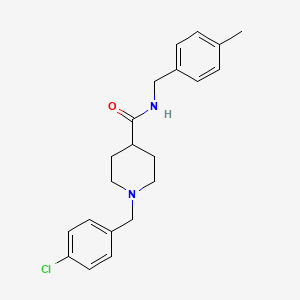 1-(4-chlorobenzyl)-N-(4-methylbenzyl)piperidine-4-carboxamide