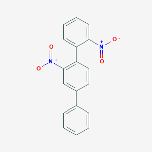 molecular formula C18H12N2O4 B371203 2,2'-Dinitro-1,1':4':1''-terphenyl 