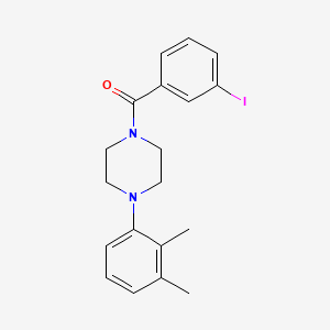 1-(2,3-dimethylphenyl)-4-(3-iodobenzoyl)piperazine